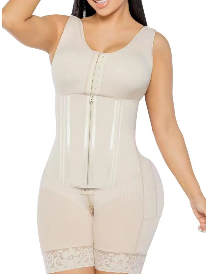 Double Pressure Chest Wrapping Belly Compression Breathable Body Shaper