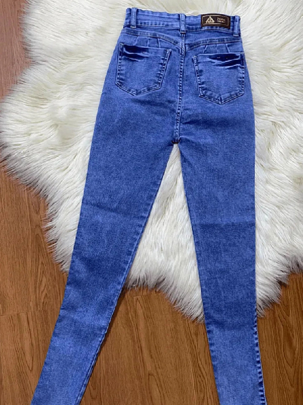 ChicCurve Light Blue Braided Jeans