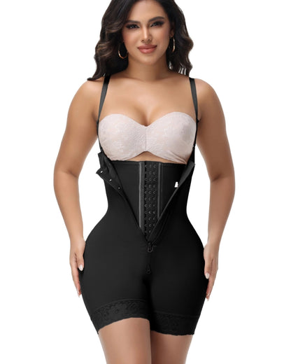 Fajas Colombianas Double Tummy Control Post Surgery Compression Butt Lifter Body Shaper