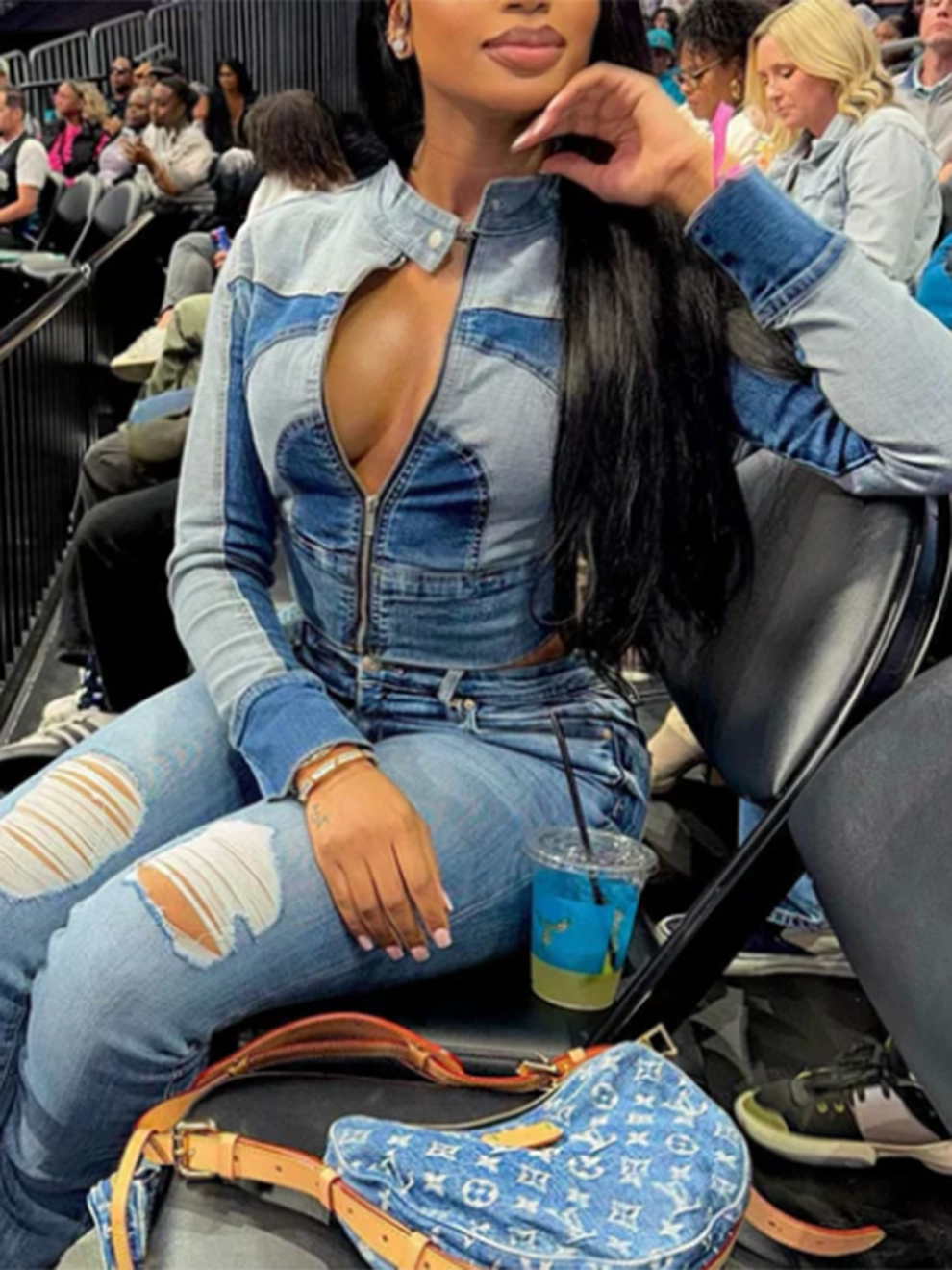 Patchwork Denim Jacket