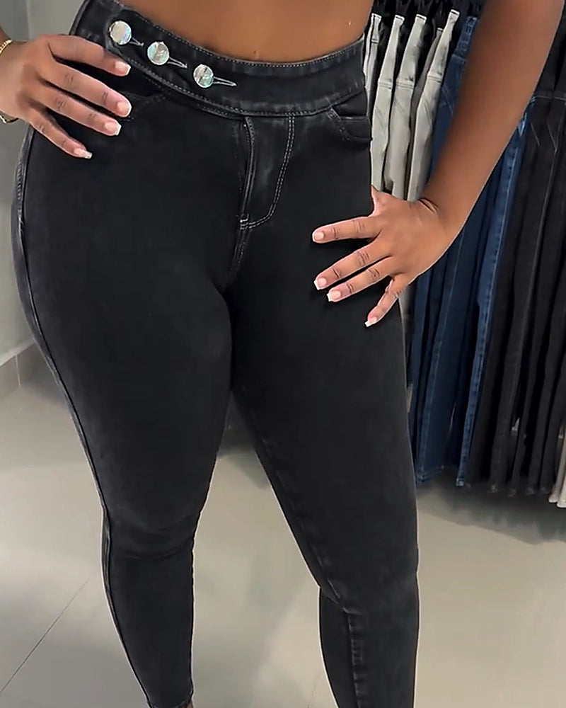 Chiccurve BBL High Waist Hip Lifter Jeans