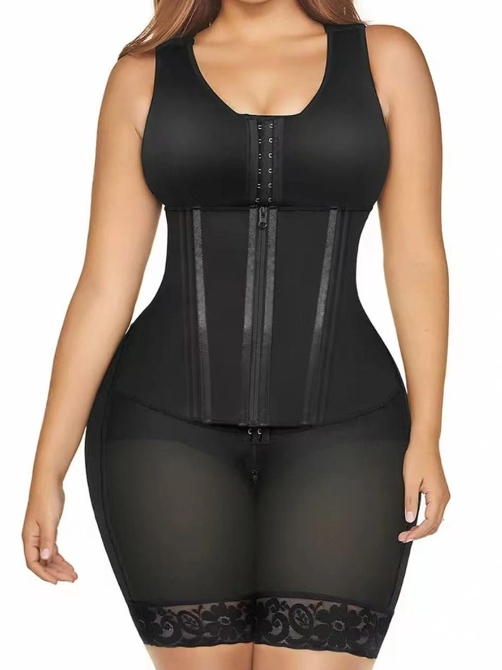 Double Pressure Chest Wrapping Belly Compression Breathable Body Shaper