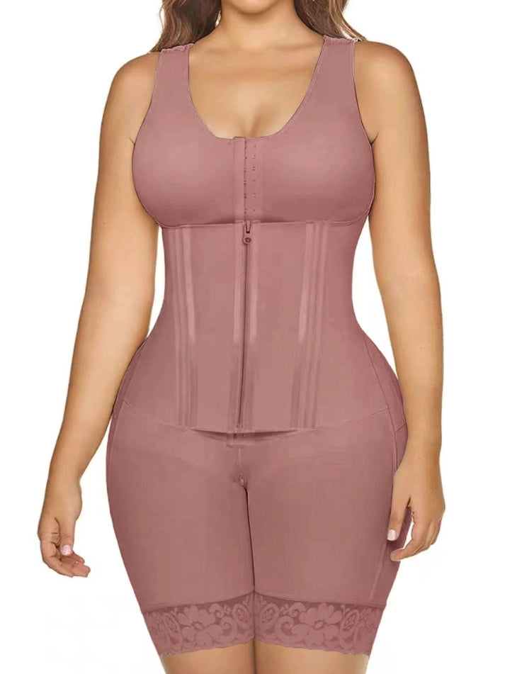 Double Pressure Chest Wrapping Belly Compression Breathable Body Shaper