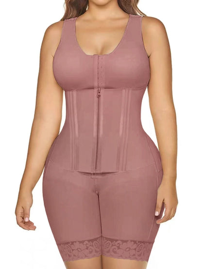 Double Pressure Chest Wrapping Belly Compression Breathable Body Shaper