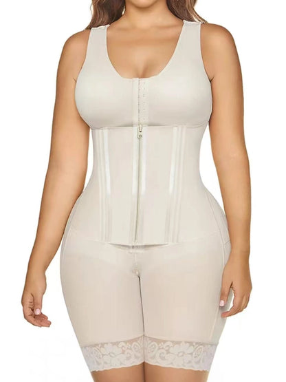 Double Pressure Chest Wrapping Belly Compression Breathable Body Shaper