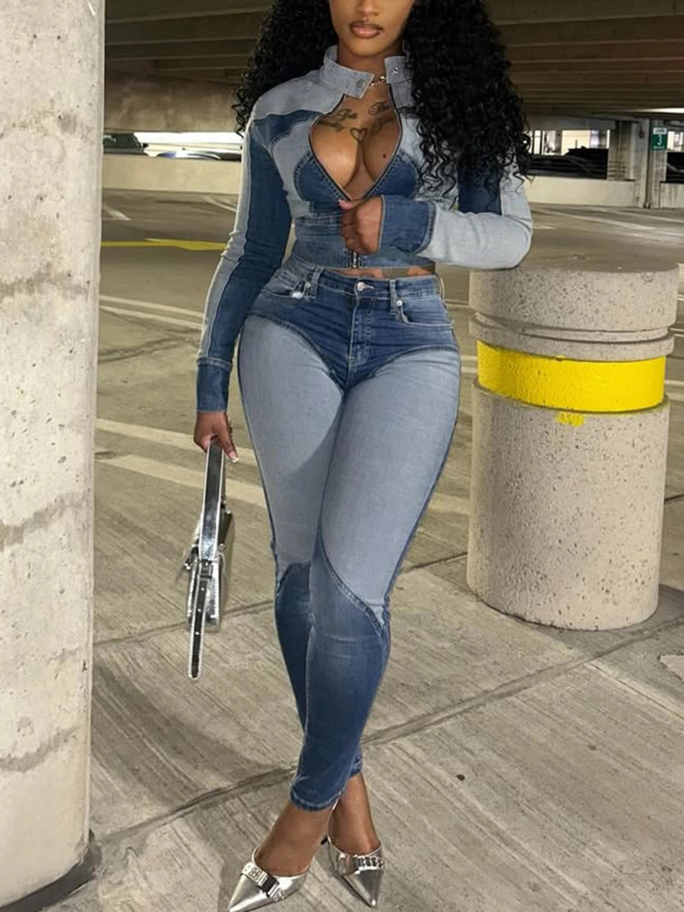 Patchwork Denim Jacket