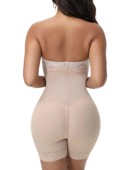 Fajas Colombianas Double Tummy Control Post Surgery Compression Butt Lifter Body Shaper