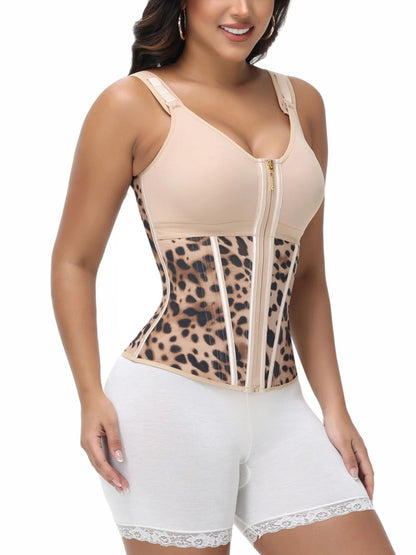 Extreme Latex Corset Waist Vest With Bra
