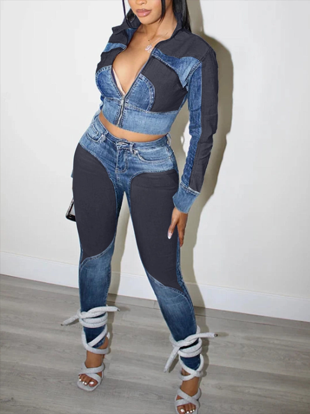 Patchwork Denim Jacket