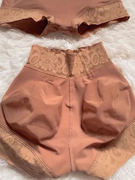 Invisible Low Waist Seamless Tummy Control Butt Push Up Short