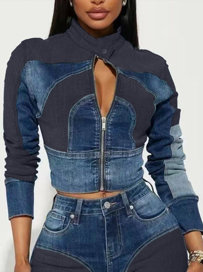 Patchwork Denim Jacket